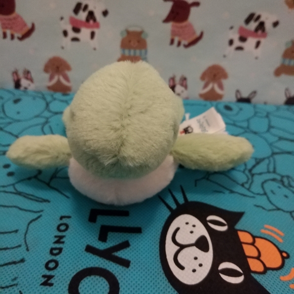 Jellycat Fluffy Turtle- New With Tag Authentic - Picture 2 of 6